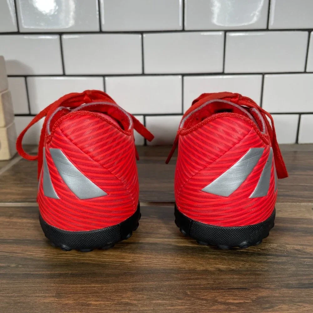 adidas Nemeziz 19.4 TF J Soccer Shoes Youth Boys Size 5.5 Red Futbol Sneakers